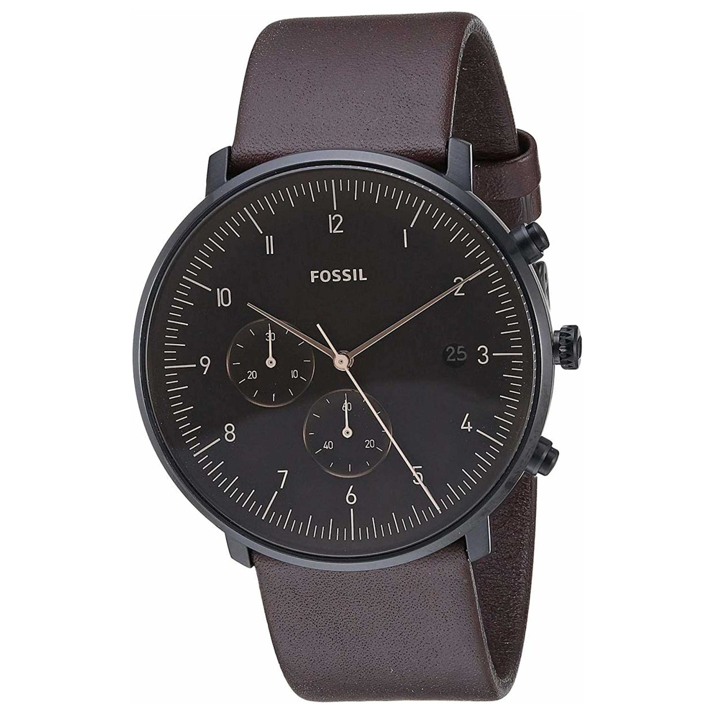 Front view of Fossil Chase Timer Men's Quartz Watch FS5485