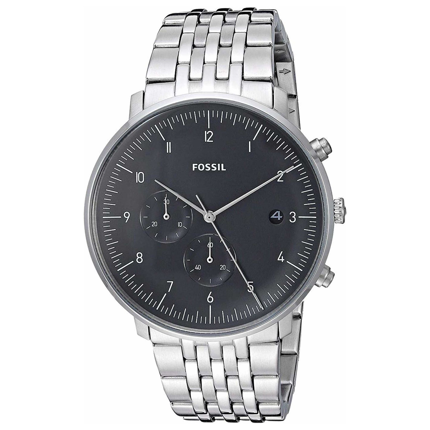 Front view of Fossil Chase Timer Men's Quartz Watch FS5489