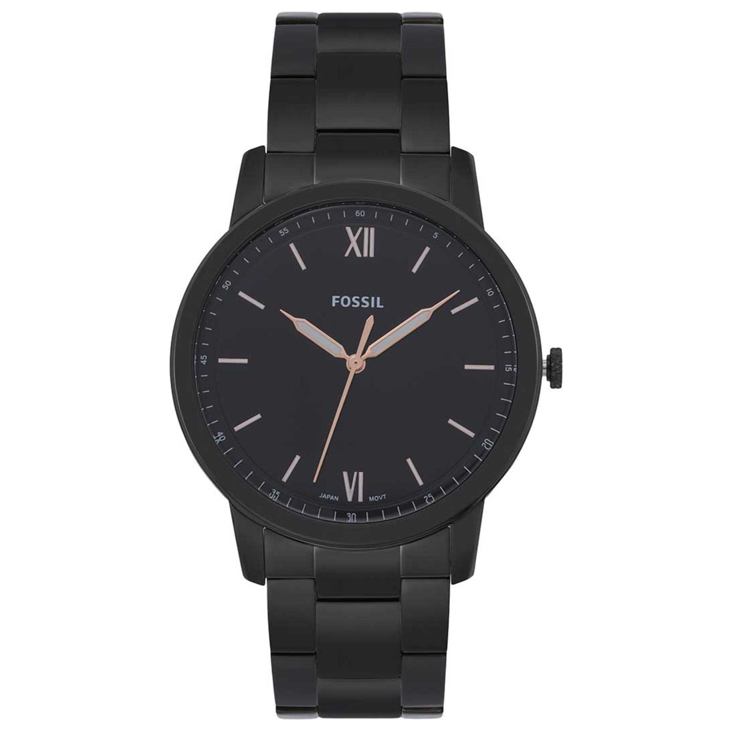 Front view of Fossil The Minimalist Men's Quartz Watch FS5526
