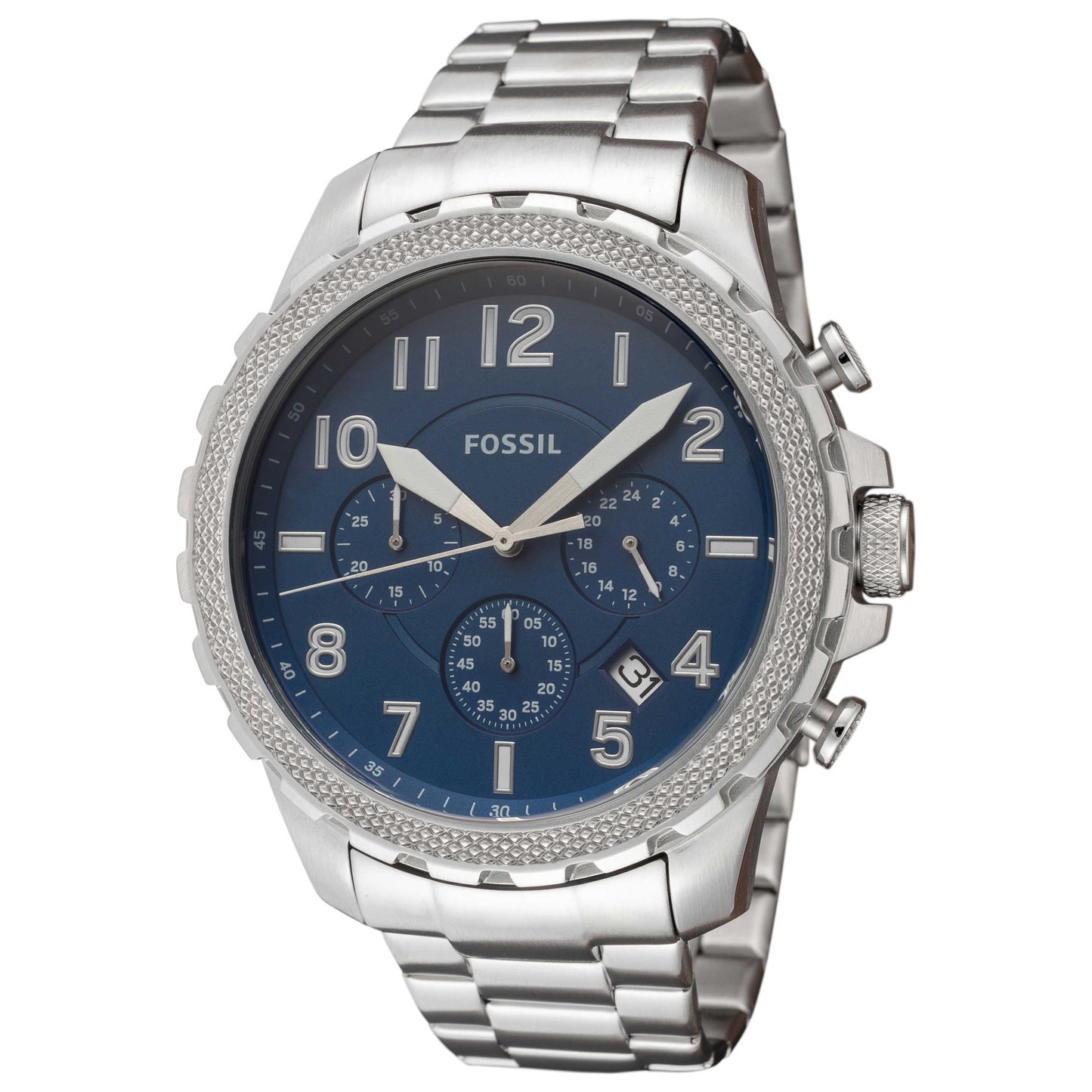 Front view of Fossil Bowman Men's Quartz Watch FS5604