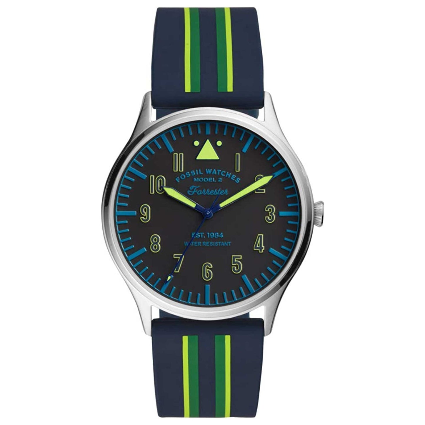 Front view of Fossil Forrester Men's Quartz Watch FS5614