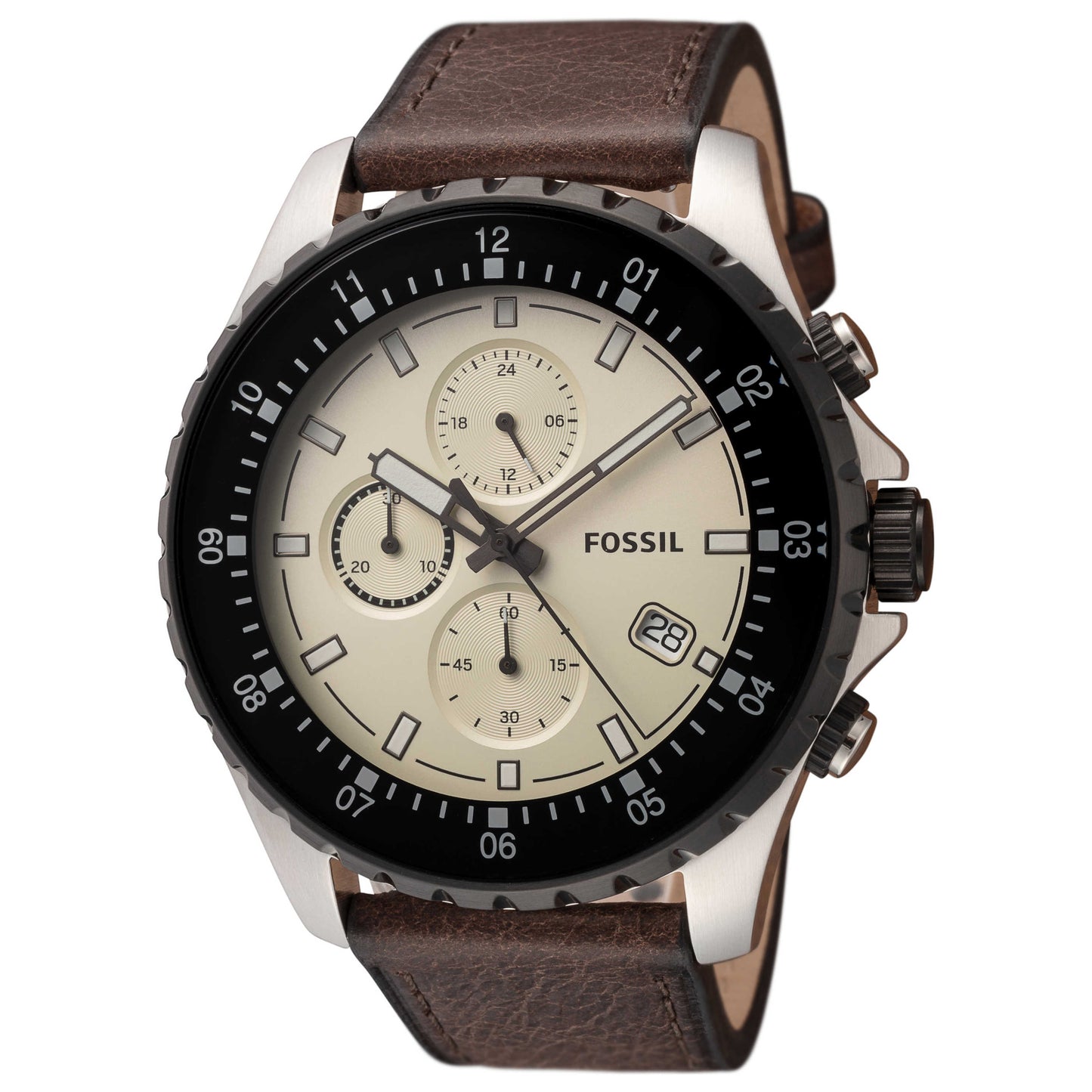 Front view of Fossil Dillinger Men's Quartz Watch FS5674