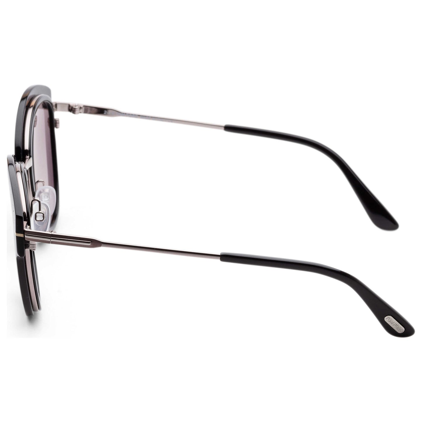 Left view of Tom Ford Mia Women's Sunglasses FT0574-01T-52