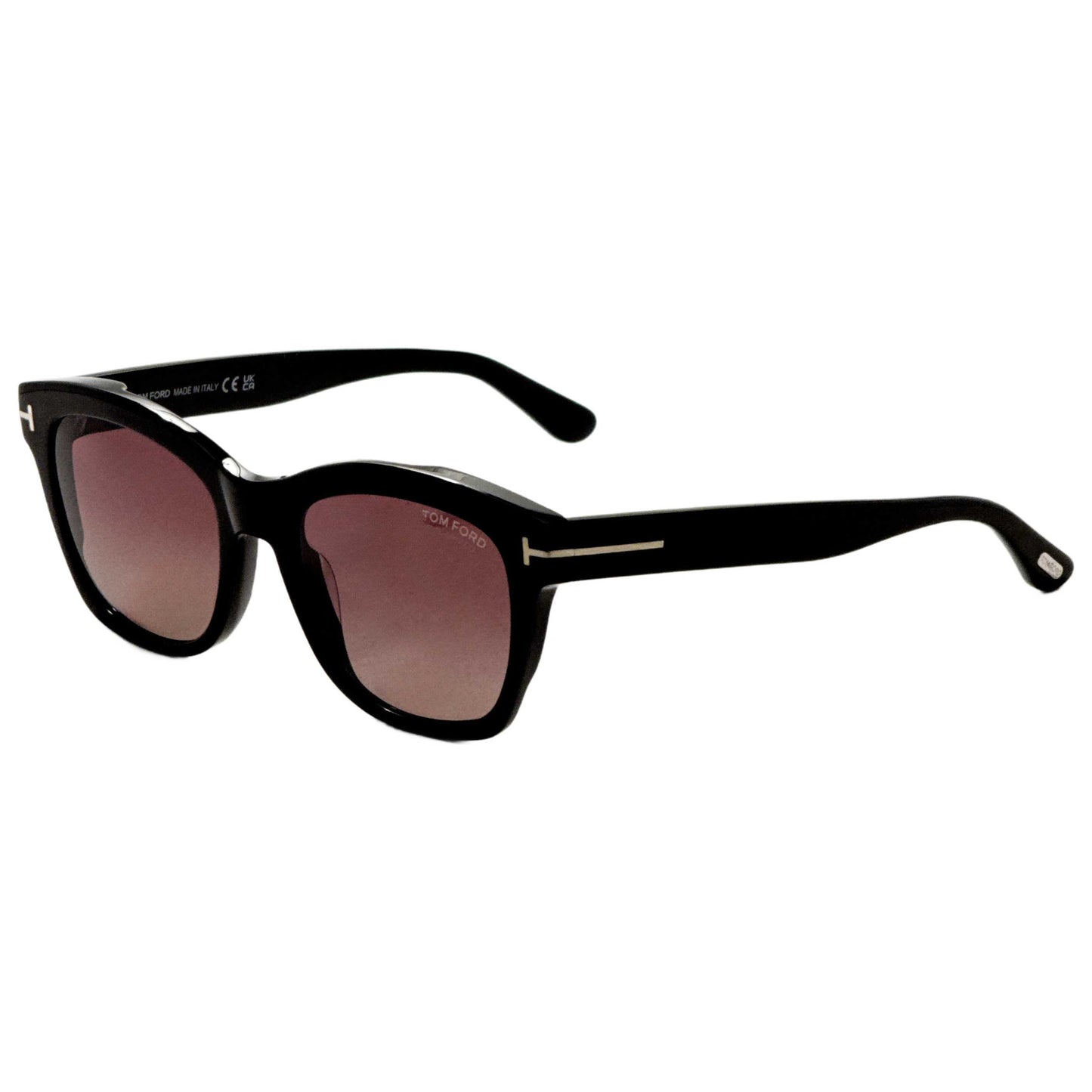Front view of Tom Ford Lauren Women's Sunglasses FT0614-01H-52