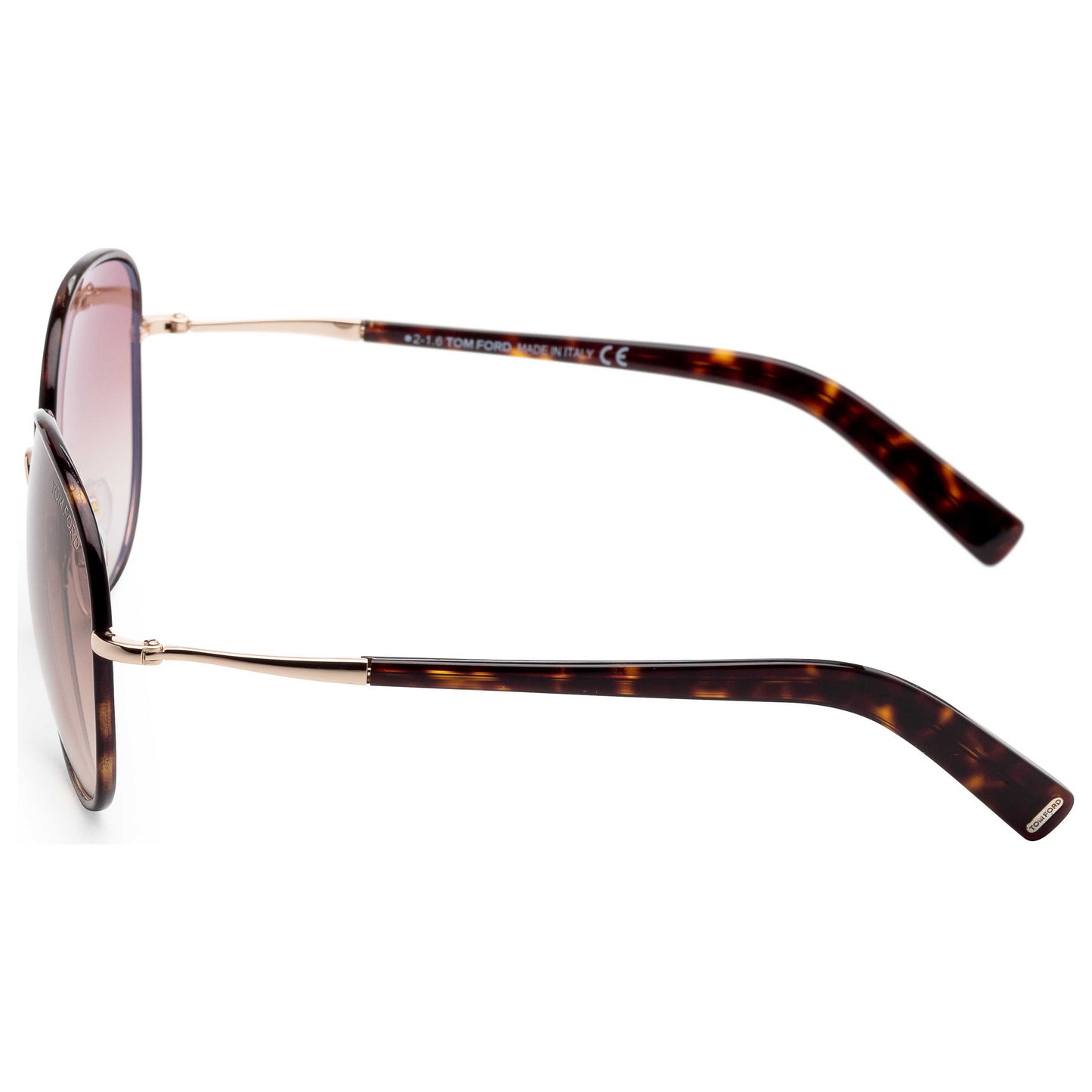 Left view of Tom Ford Rhett Unisex Sunglasses FT0714-52F-55