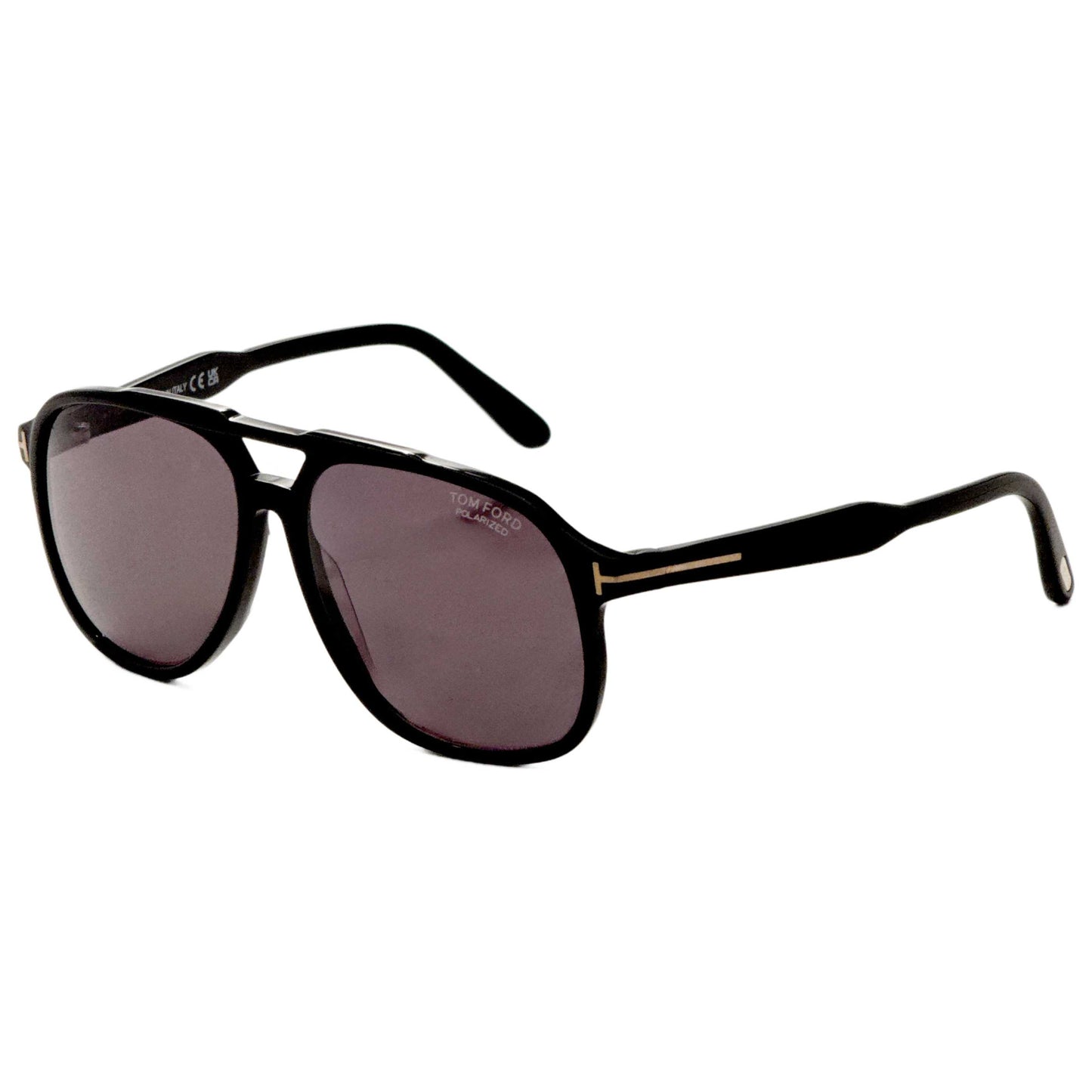 Front view of Tom Ford Raoul Men's Sunglasses FT0753-01D-62