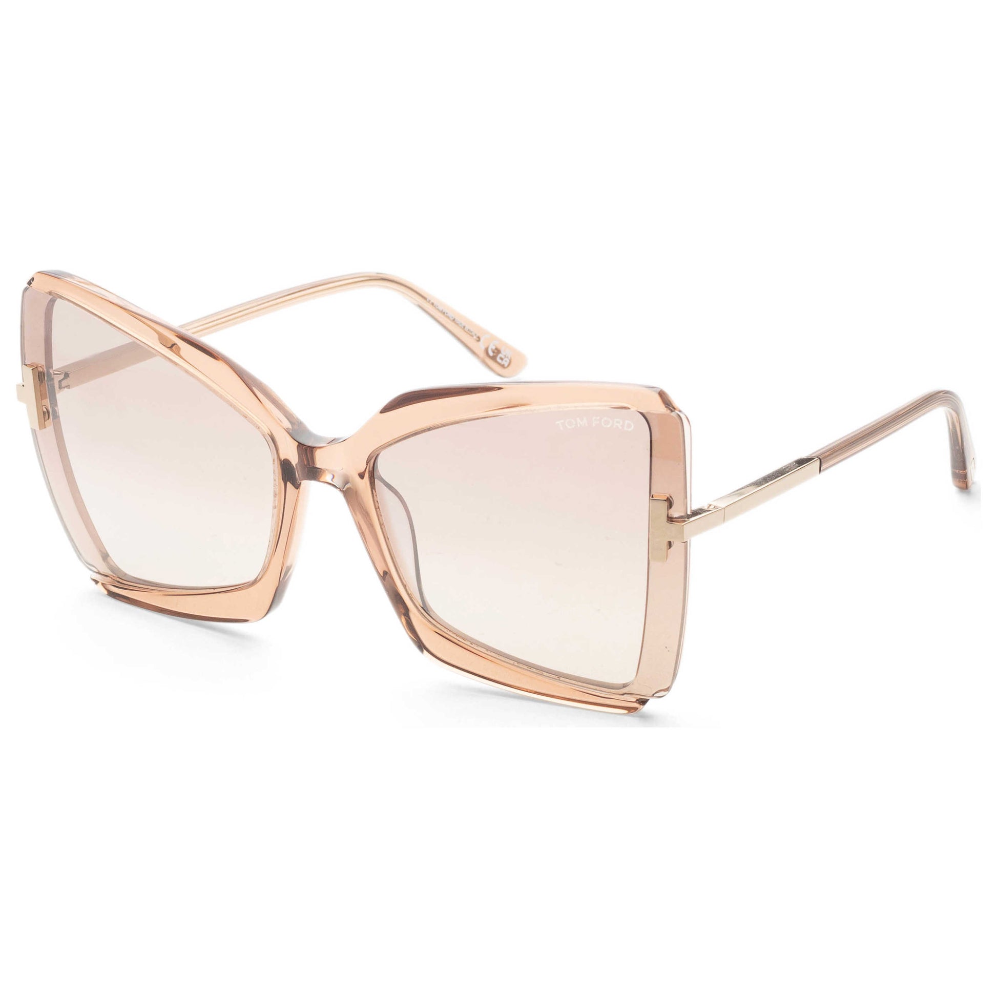 Front view of Tom Ford Classic Women's Sunglasses FT0766-57G-63