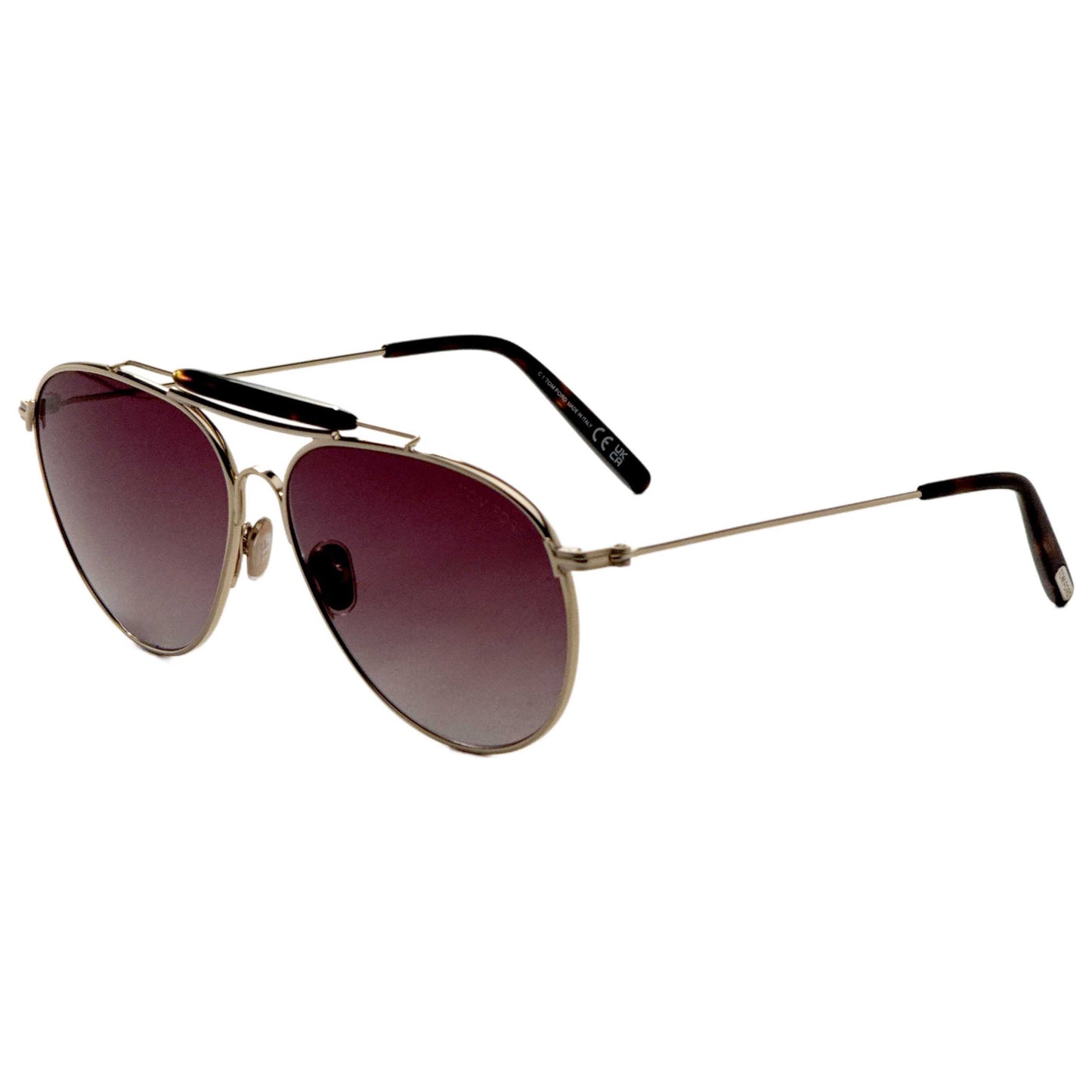Front view of Tom Ford Raphael Men's Sunglasses FT0995-32F-59