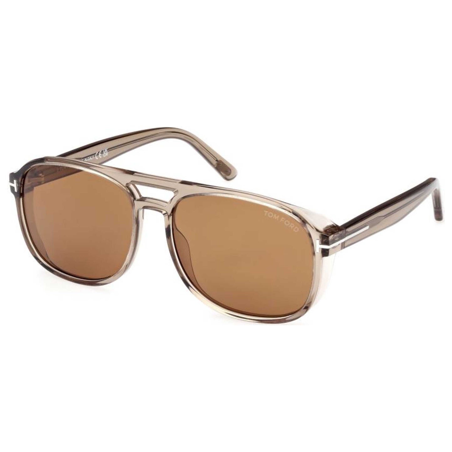 Front view of Tom Ford Rosco Men's Sunglasses FT1022-45E-58