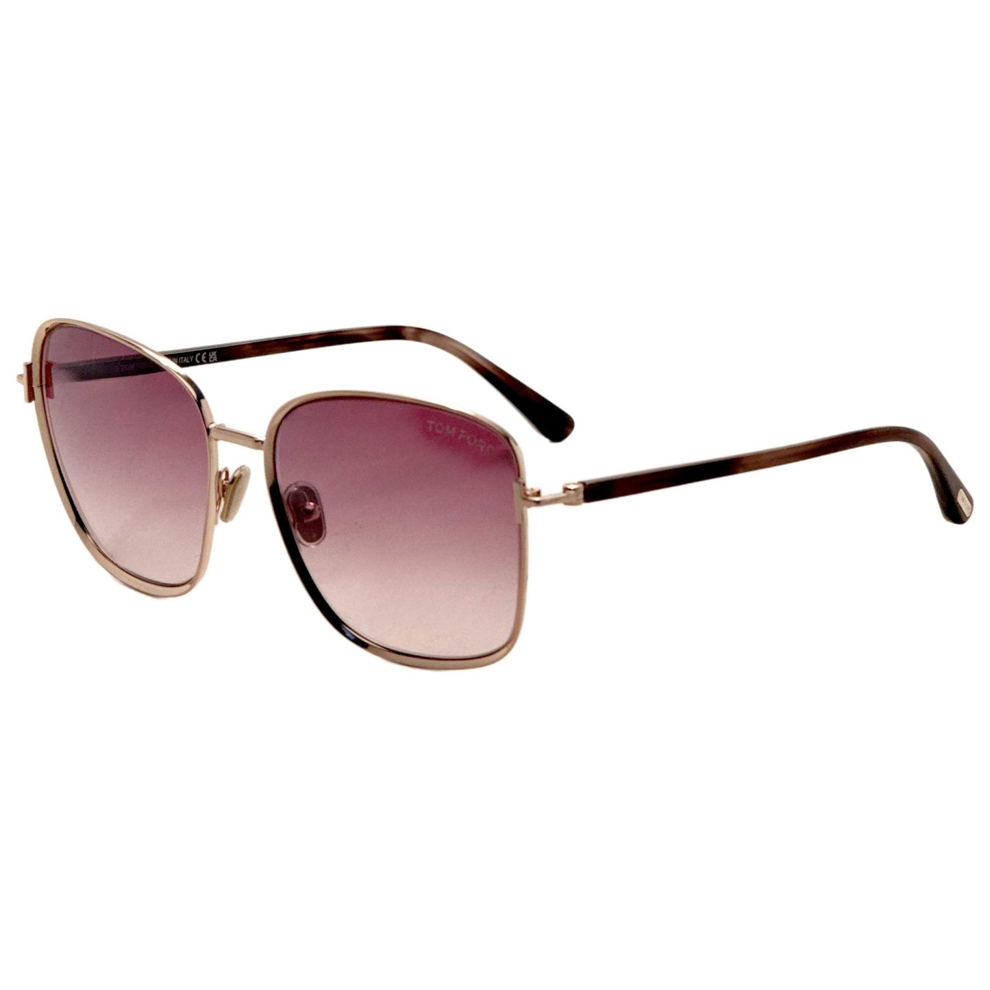 Front view of Tom Ford Fern Women's Sunglasses FT1029-28Z-57