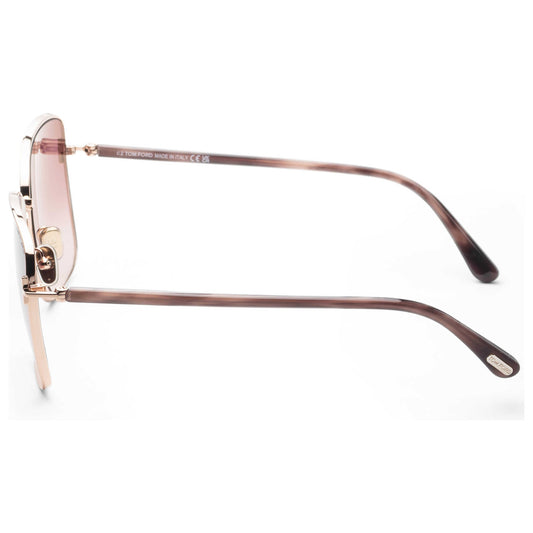 Left view of Tom Ford Fern Women's Sunglasses FT1029-28Z-57