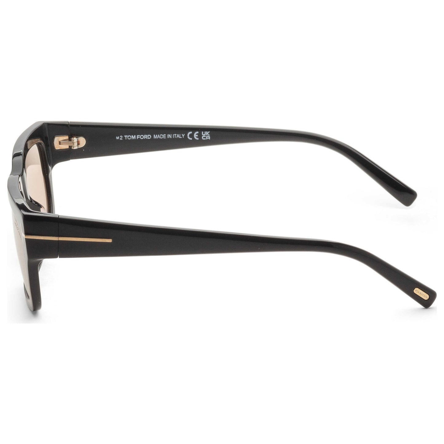 Left view of Tom Ford Ezra Unisex Sunglasses FT1075-01E-54