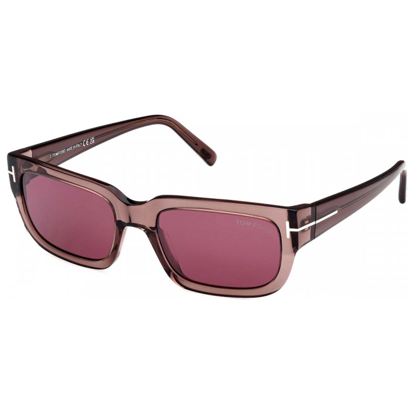 Front view of Tom Ford Ezra Unisex Sunglasses FT1075-45U-54