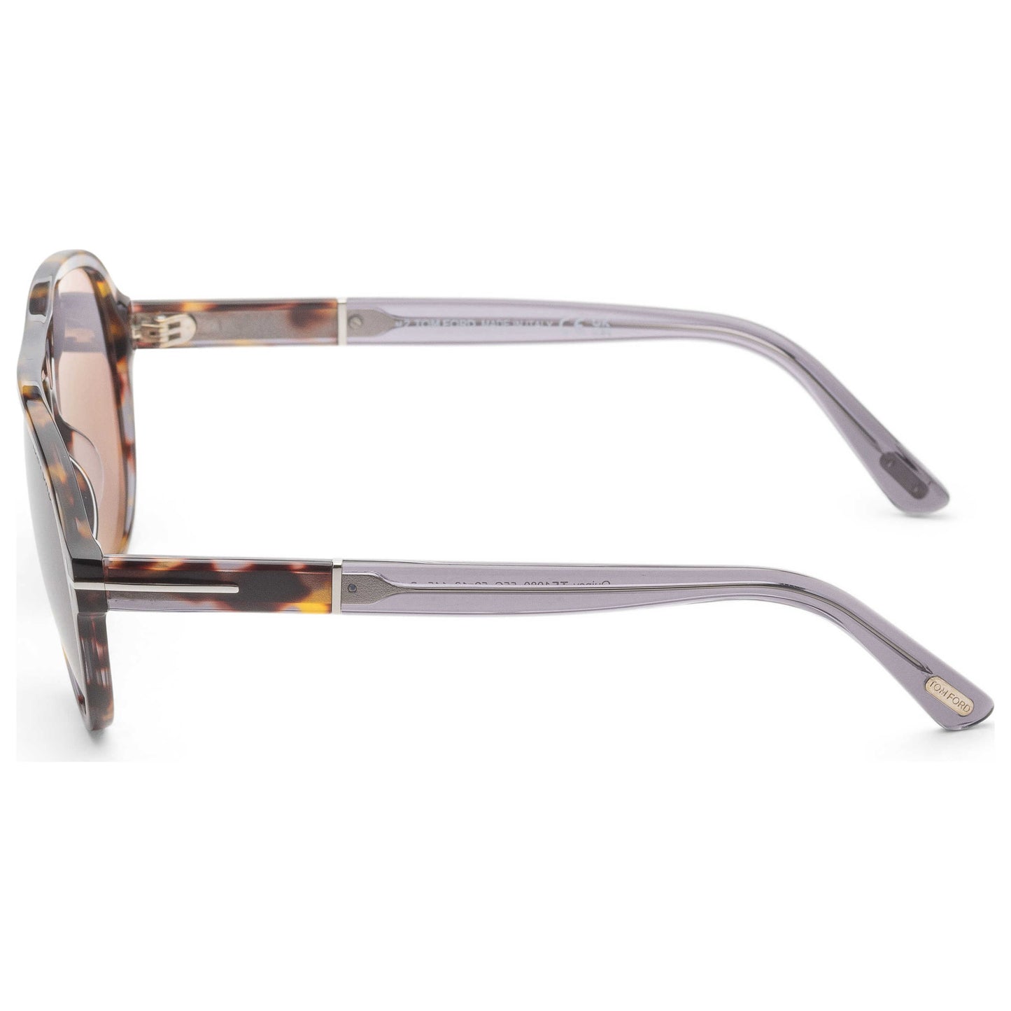 Left view of Tom Ford Quincy Men's Sunglasses FT1080-55C-59