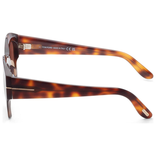 Left view of Tom Ford Fashion Women's Sunglasses FT1083-53F-52