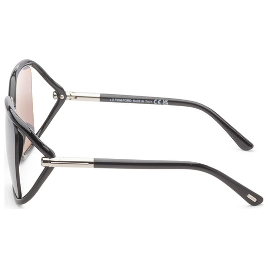 Left view of Tom Ford Solange Women's Sunglasses FT1089-01C-60