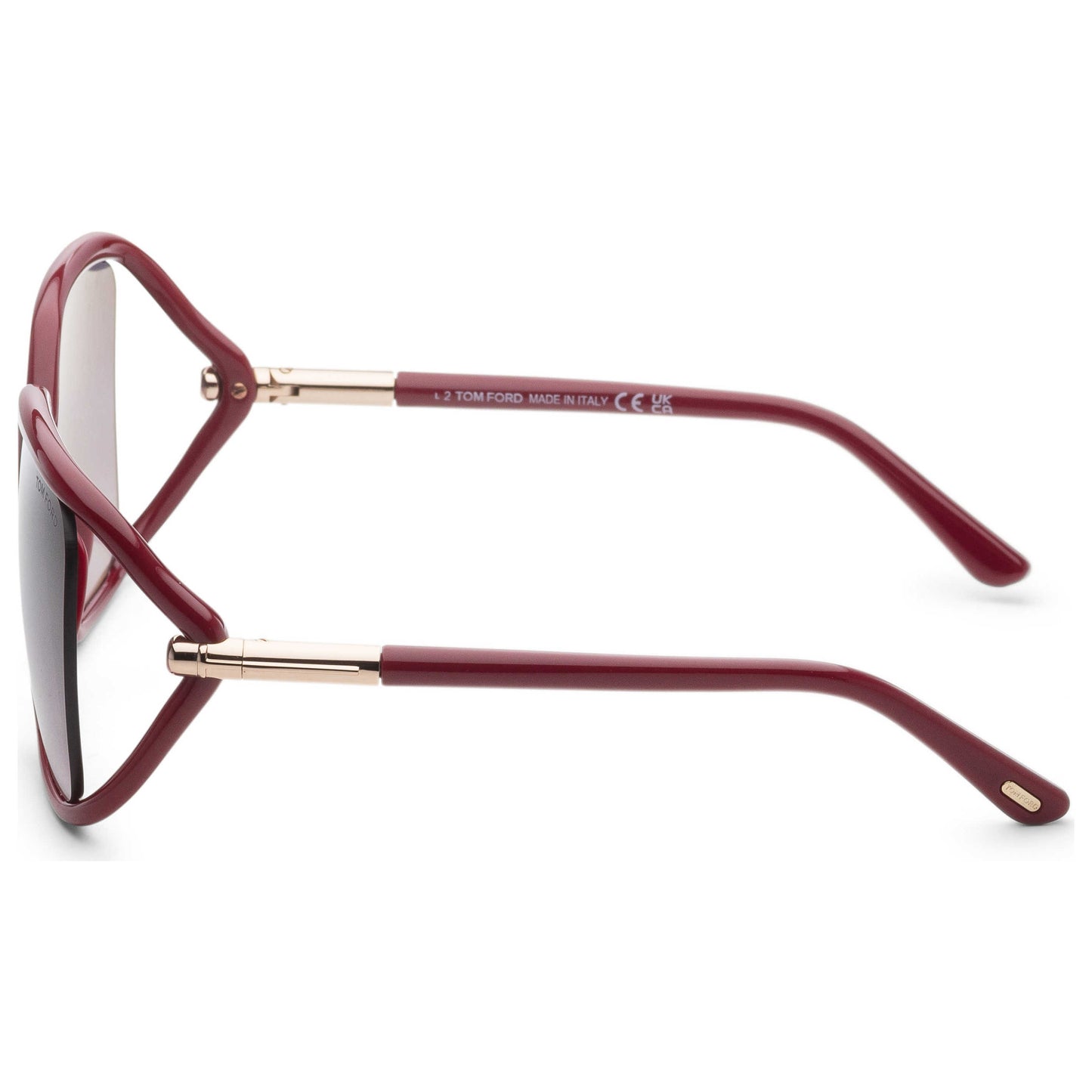 Left view of Tom Ford Solange Women's Sunglasses FT1089-75B-60