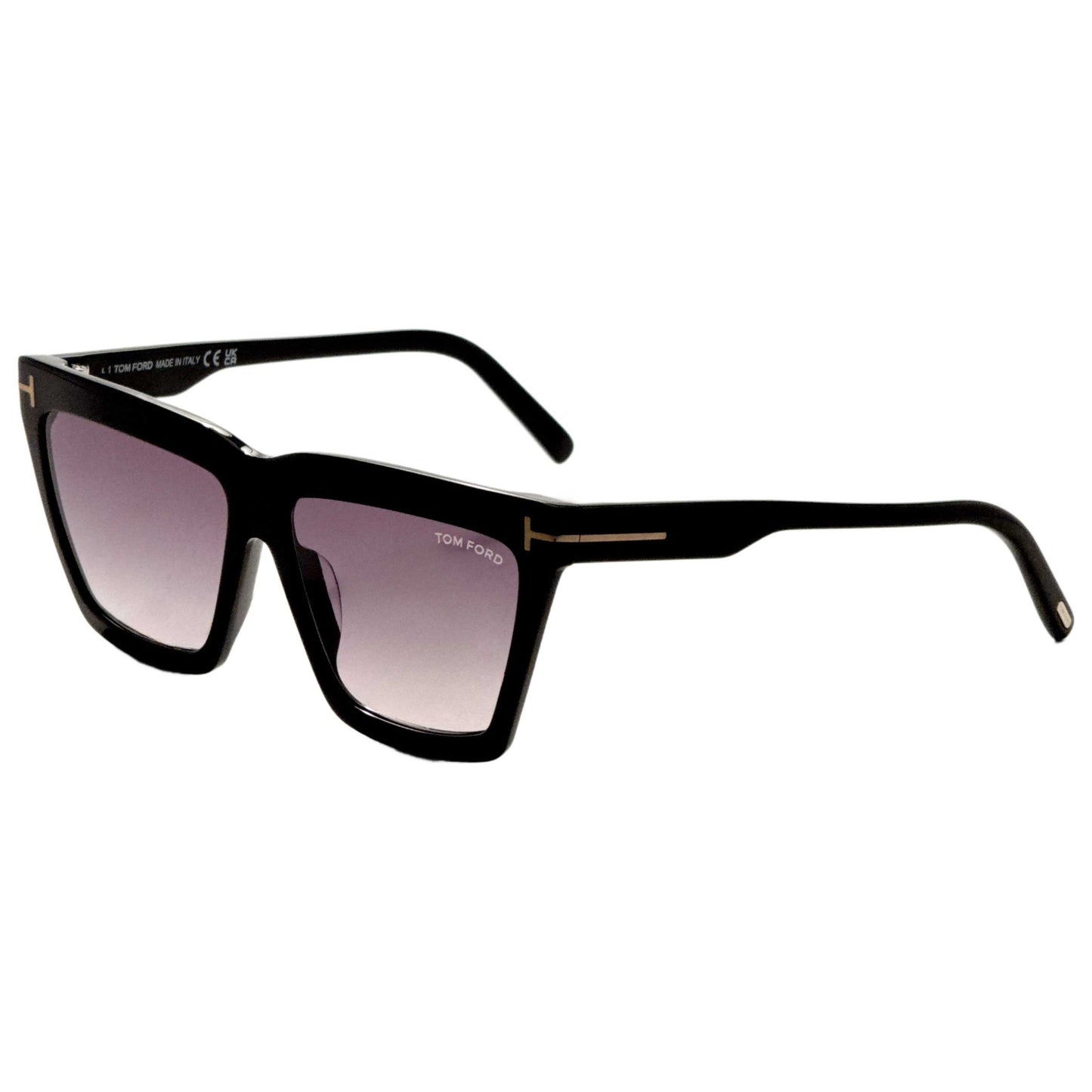 Front view of Tom Ford Fashion Women's Sunglasses FT1110-01B-56