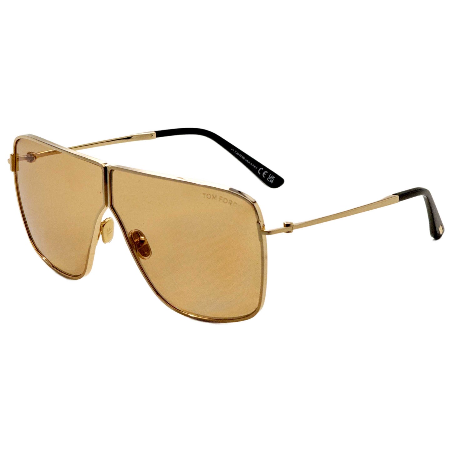 Front view of Tom Ford Huxley Men's Sunglasses FT1159-30E-68