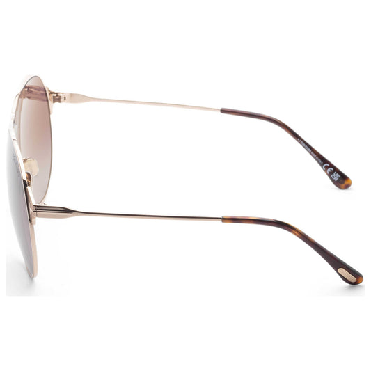 Left view of Tom Ford Gaia Women's Sunglasses FT1174-28K-71