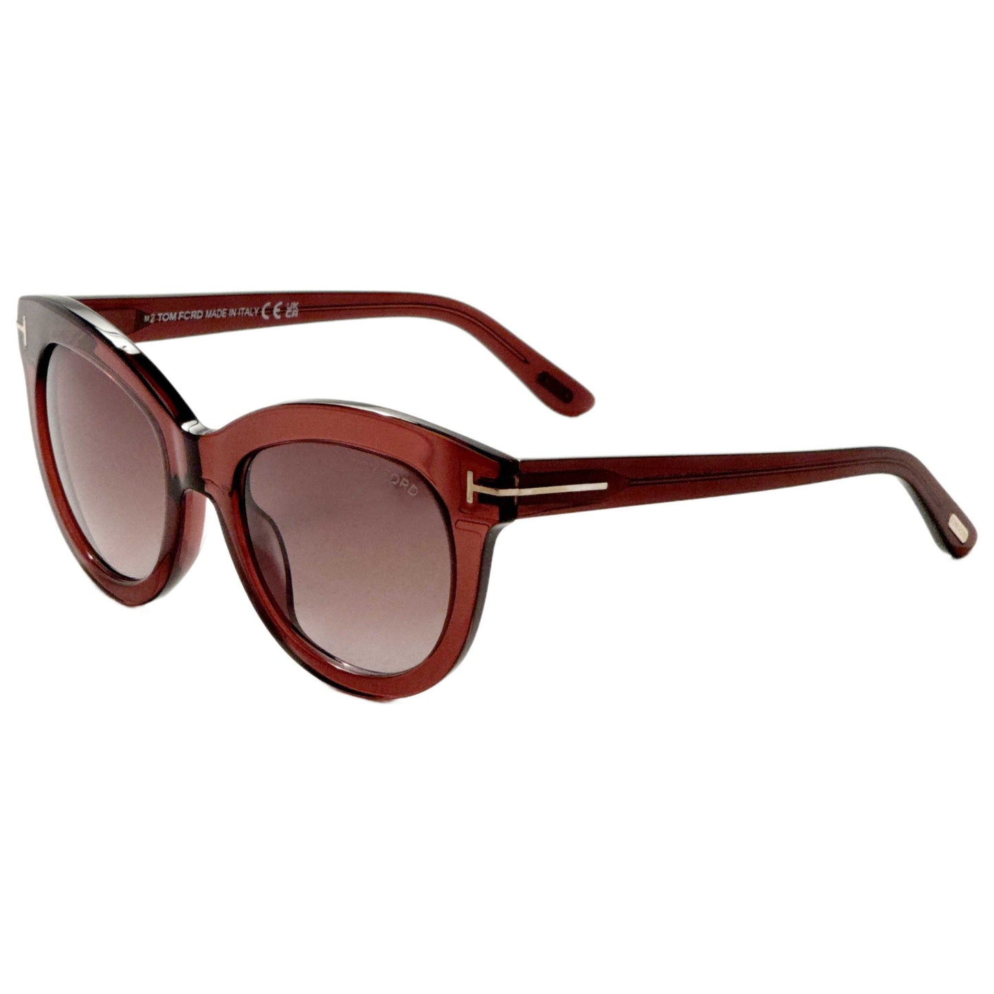 Front view of Tom Ford Odette Women's Sunglasses FT1189-69T-53