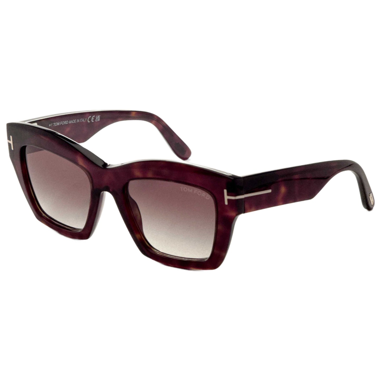 Front view of Tom Ford Luna Women's Sunglasses FT1191-52B-52