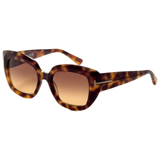 Front view of Tom Ford Saltzman Women's Sunglasses FT1192-53F-53