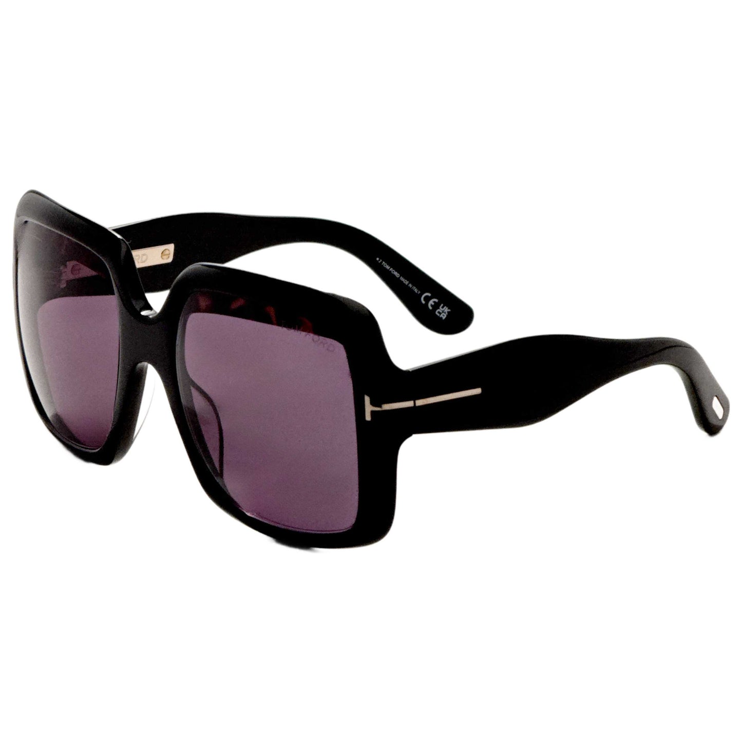Front view of Tom Ford Aurora Men's Sunglasses FT1194-01A-55