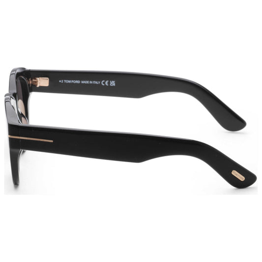 Left view of Tom Ford Unisex Sunglasses FT1212-01A-48