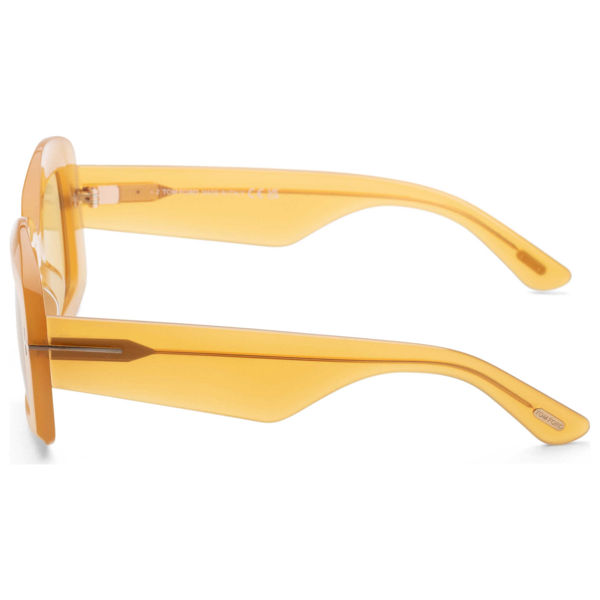 Left view of Tom Ford Fashion Women's Sunglasses FT1218-39E-53