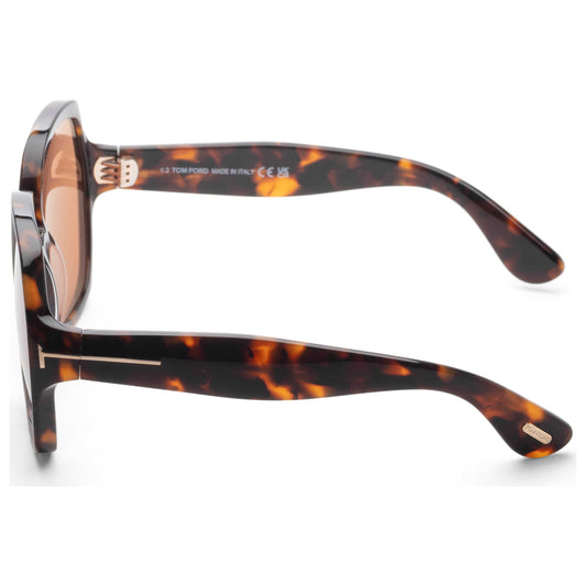 Left view of Tom Ford Fashion Women's Sunglasses FT1221-52E-60