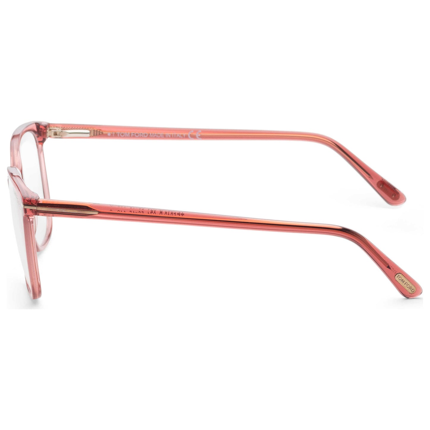 Left view of Tom Ford T-Logo Women's Opticals FT5842-B-074-56
