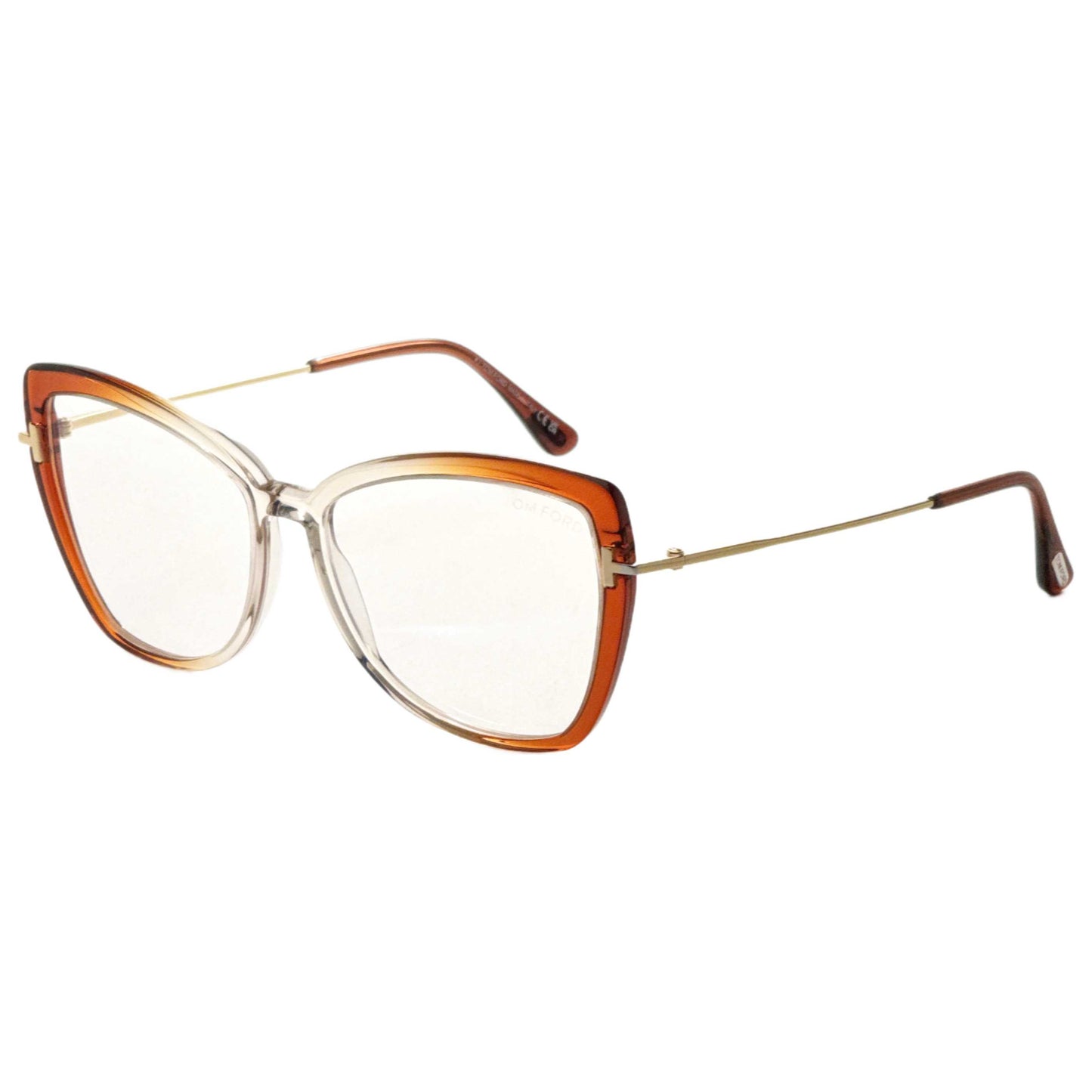 Front view of Tom Ford T-Logo Women's Opticals FT5882-B-044-55