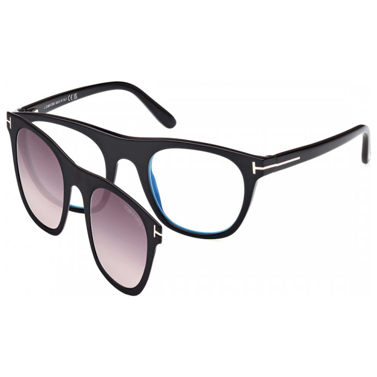 Front view of Tom Ford T-Logo Men's Opticals FT5895-B-001-51