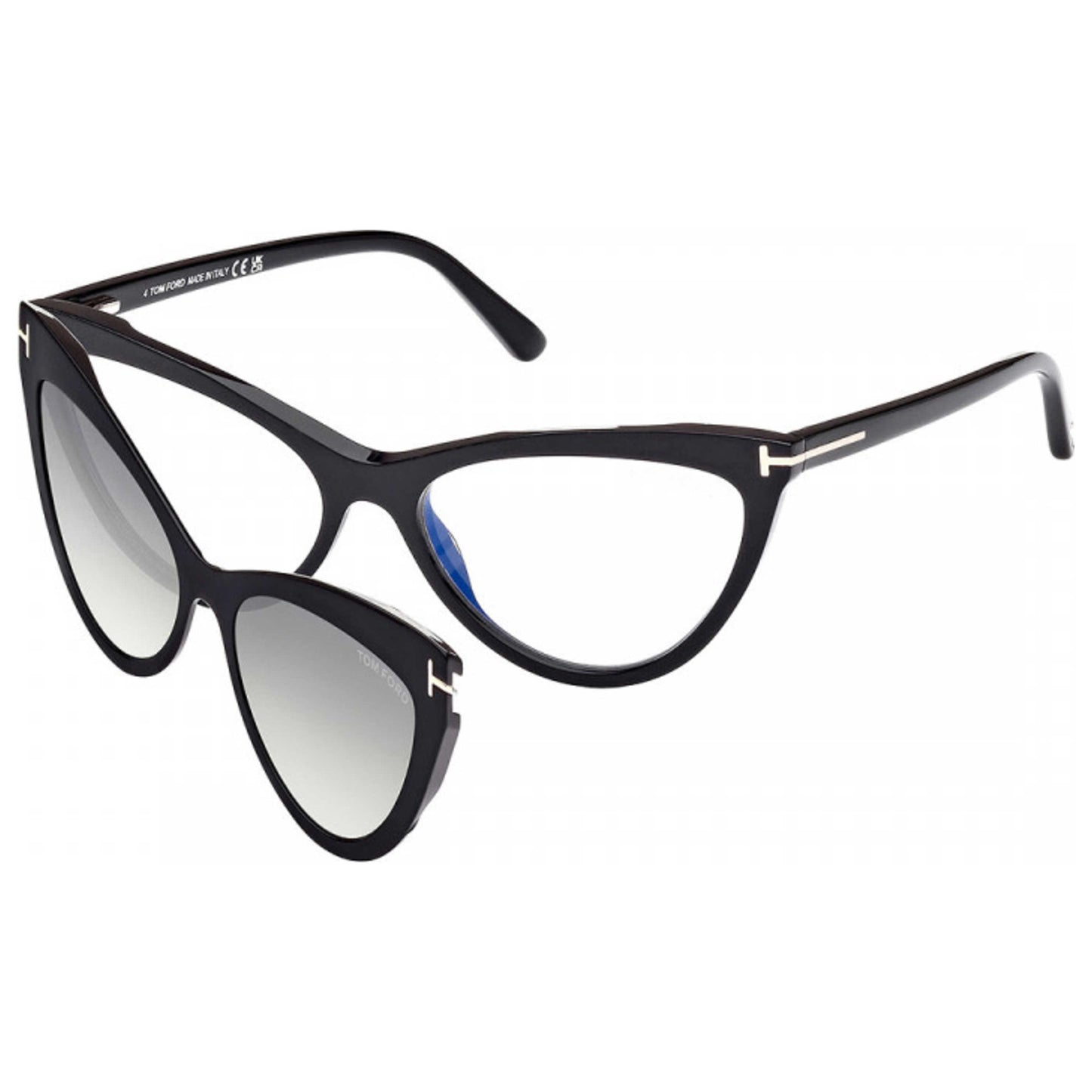 Front view of Tom Ford T-Logo Men's Opticals FT5896-B-001-56