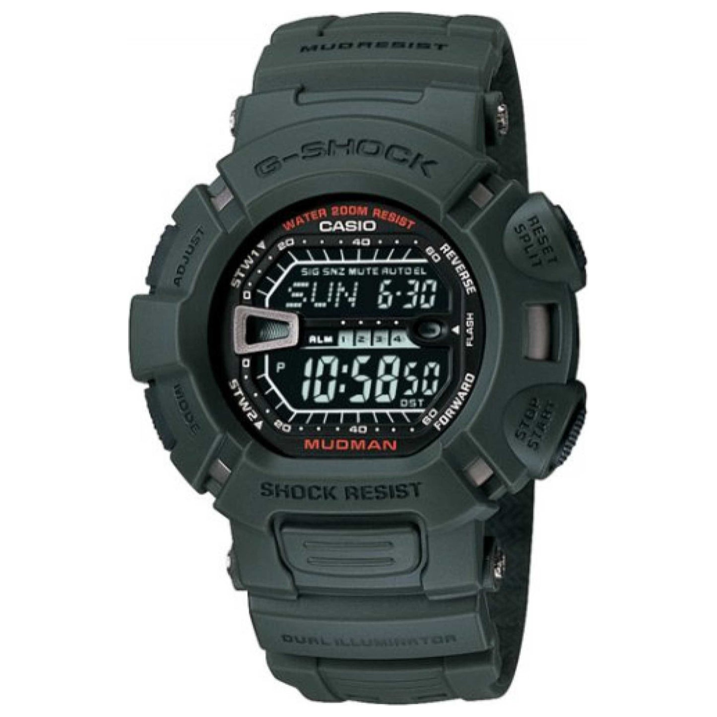 Front view of Casio Men's Quartz Watch G9000-3V