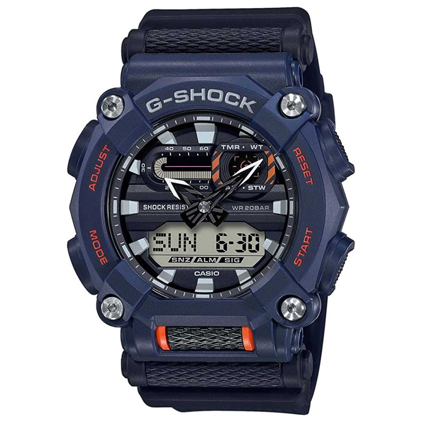 Front view of Casio G-Shock Men's Quartz Watch GA-900-2ADR