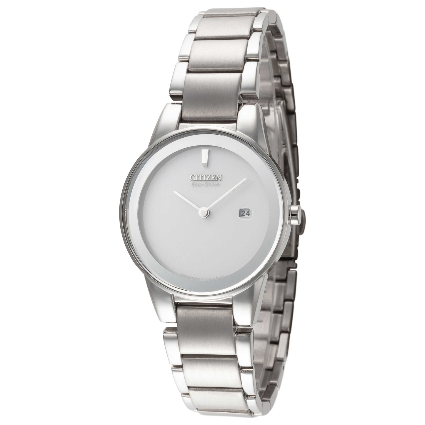 Front view of Citizen Axiom Women's Solar Watch GA1050-51A