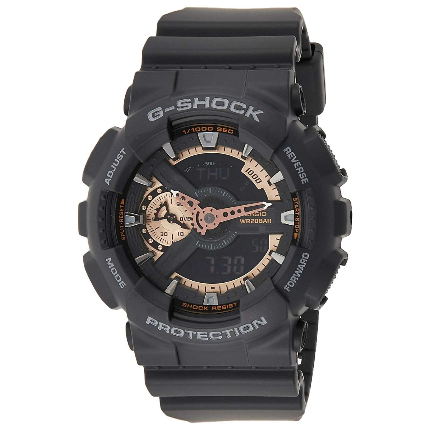 Front view of Casio G-Shock Men's Quartz Watch GA110RG-1A