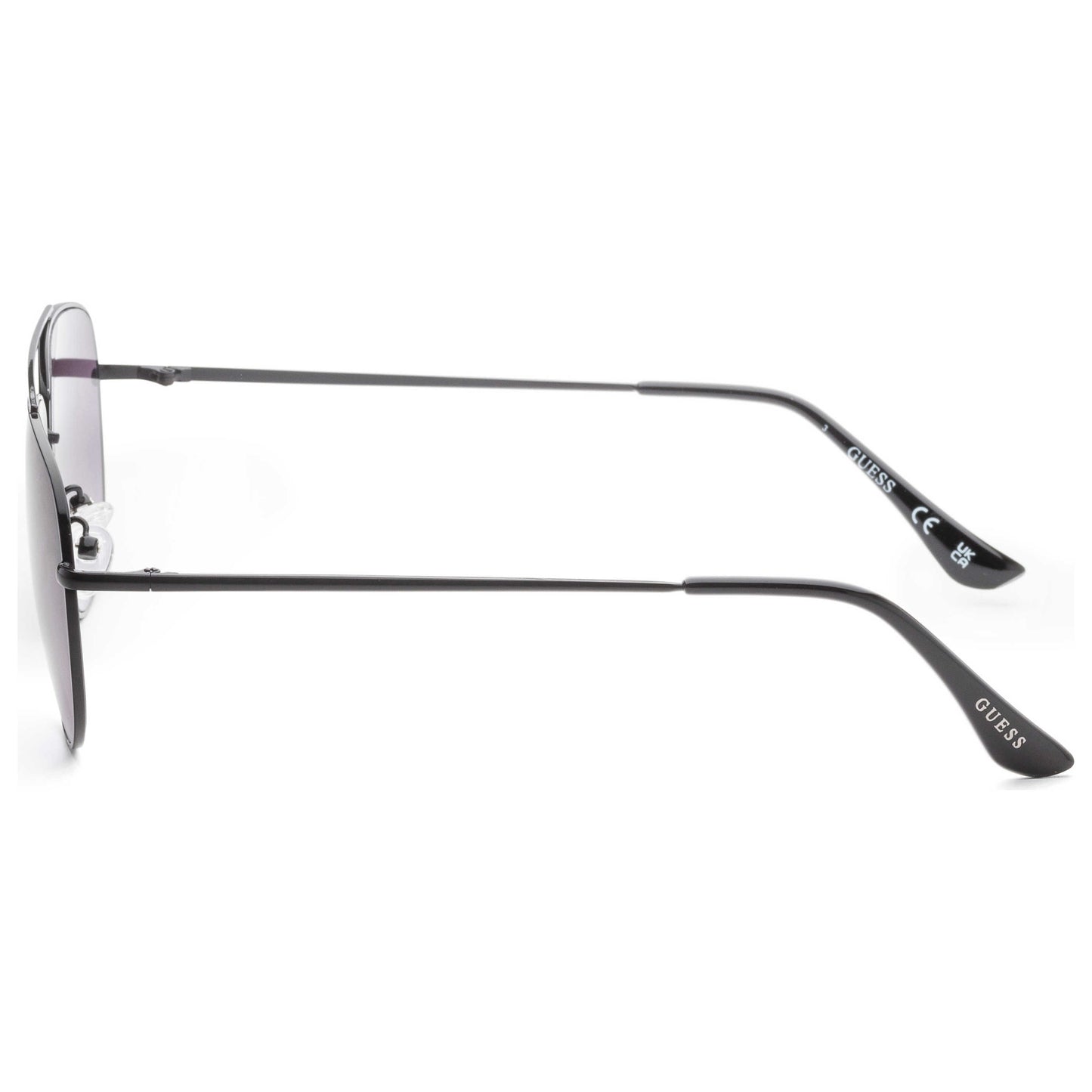 Left view of Guess Factory Men's Sunglasses GF0226-5701B