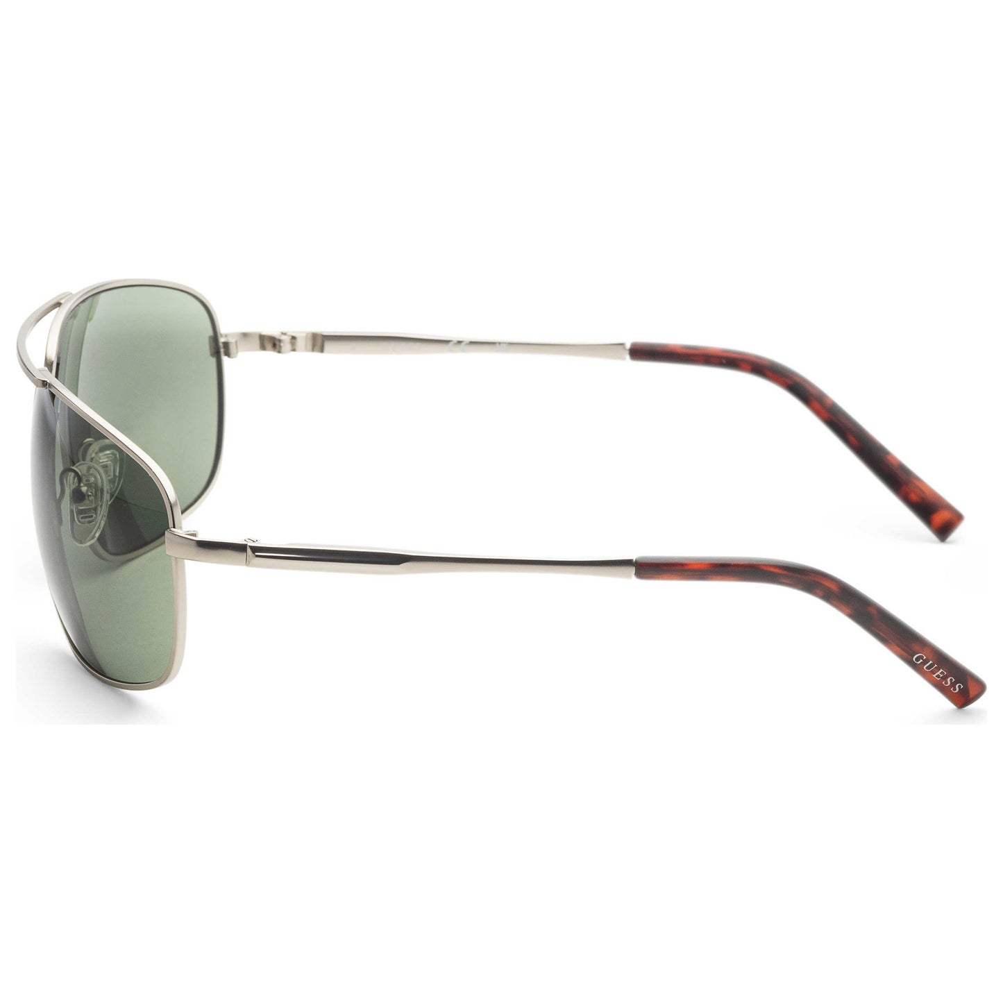 Left view of Guess Factory Men's Sunglasses GF0232-11N