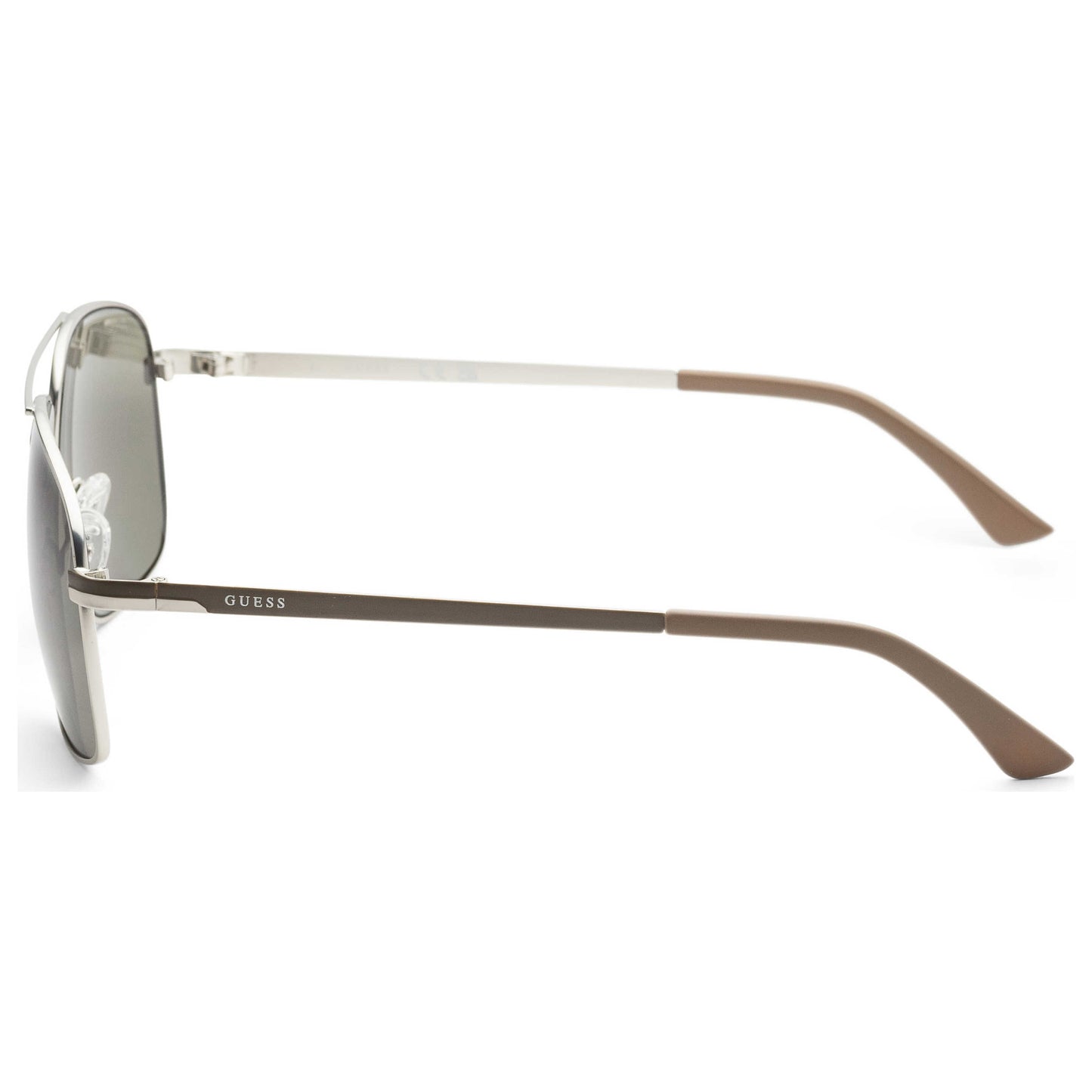 Left view of Guess Factory Men's Sunglasses GF0238-11N