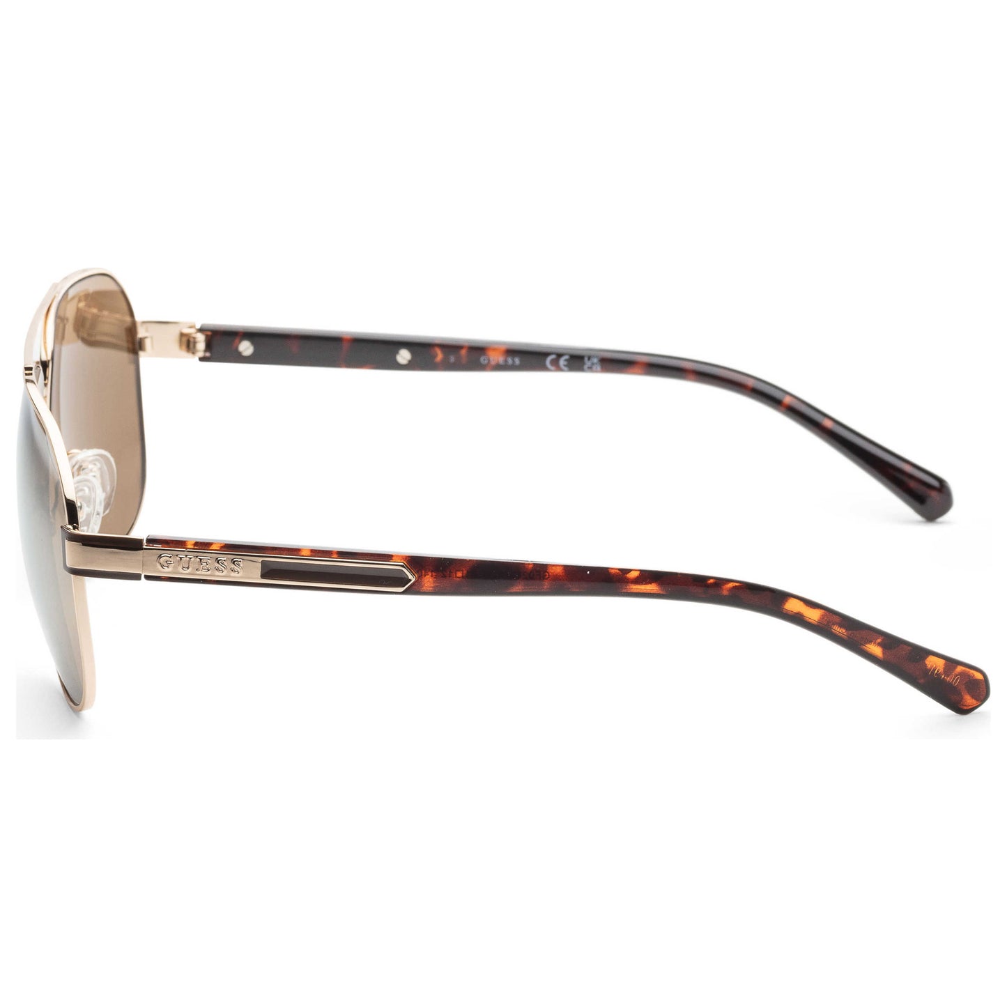 Left view of Guess Factory Men's Sunglasses GF0247-32G