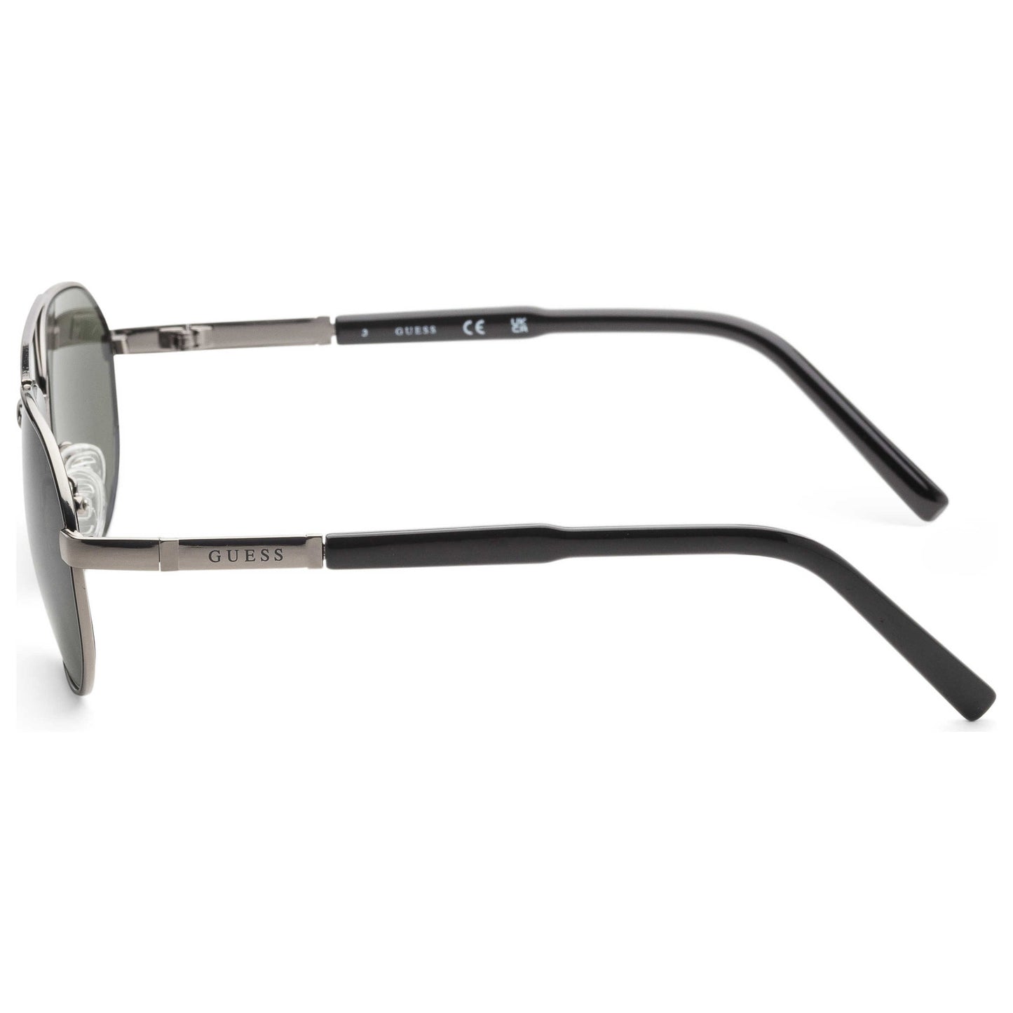 Left view of Guess Factory Men's Sunglasses GF0250-06N