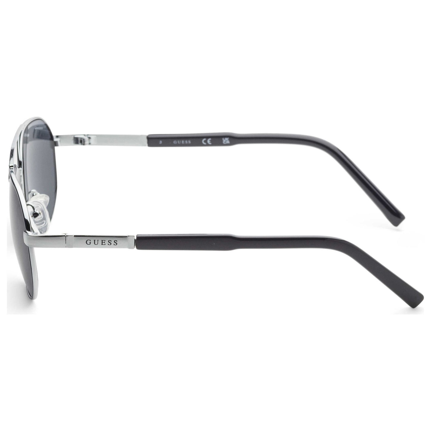 Left view of Guess Factory Men's Sunglasses GF0250-90A