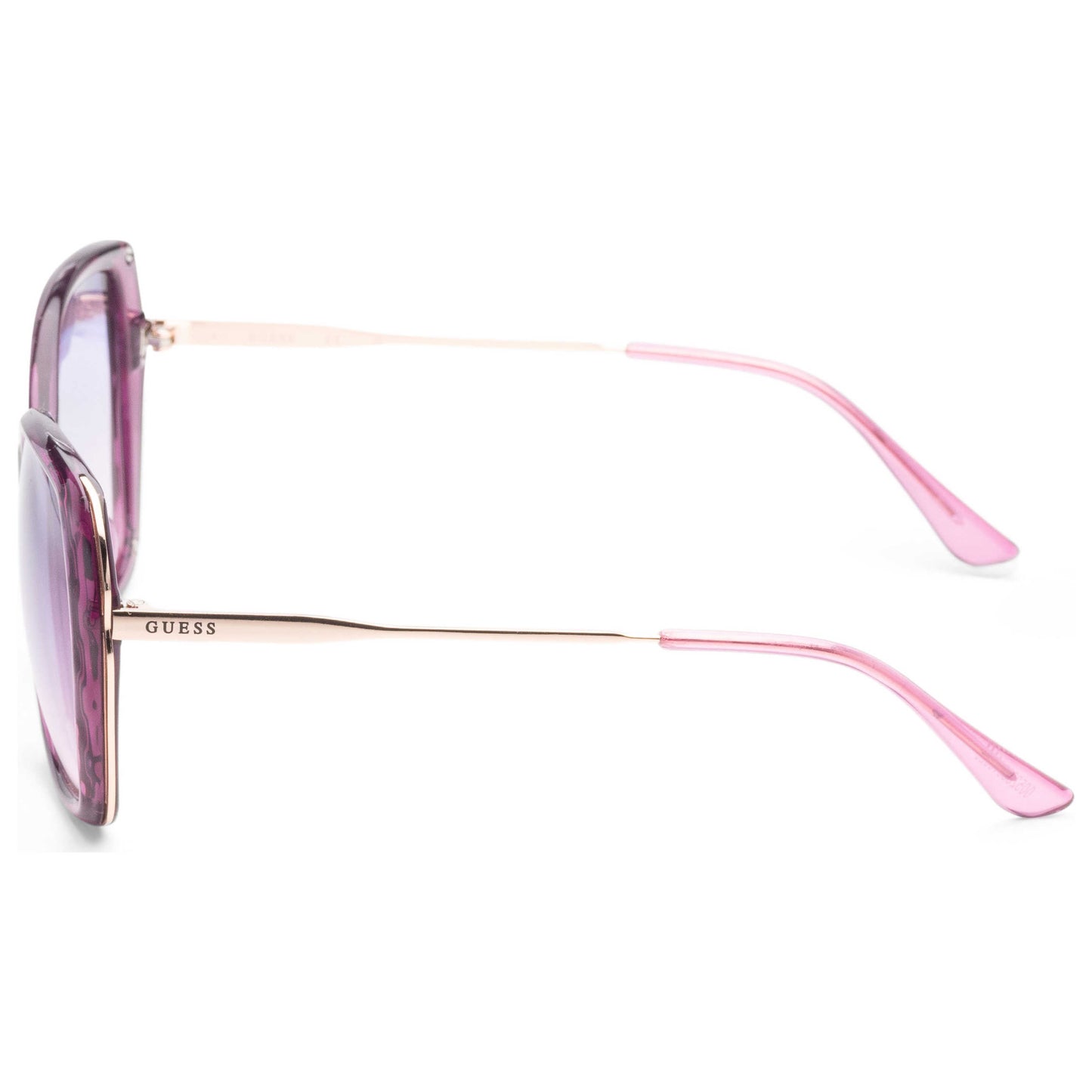 Left view of Guess Factory Women's Sunglasses GF0396-81X