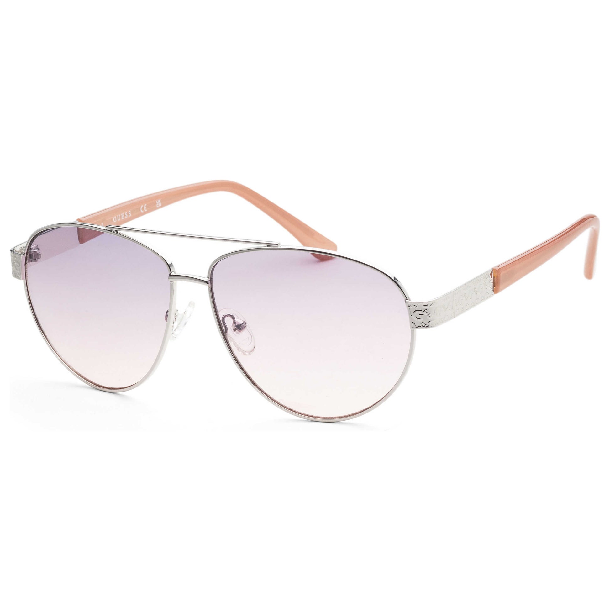 Front view of Guess Factory Men's Sunglasses GF0414-10B