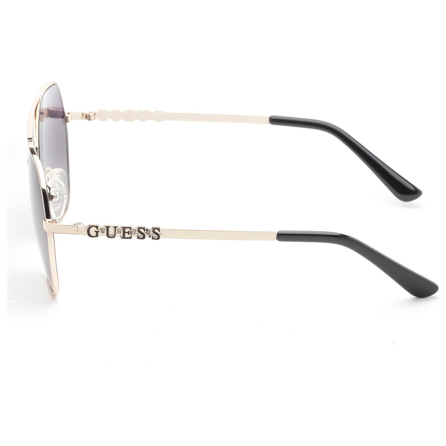 Left view of Guess Factory Women's Sunglasses GF0415-32B