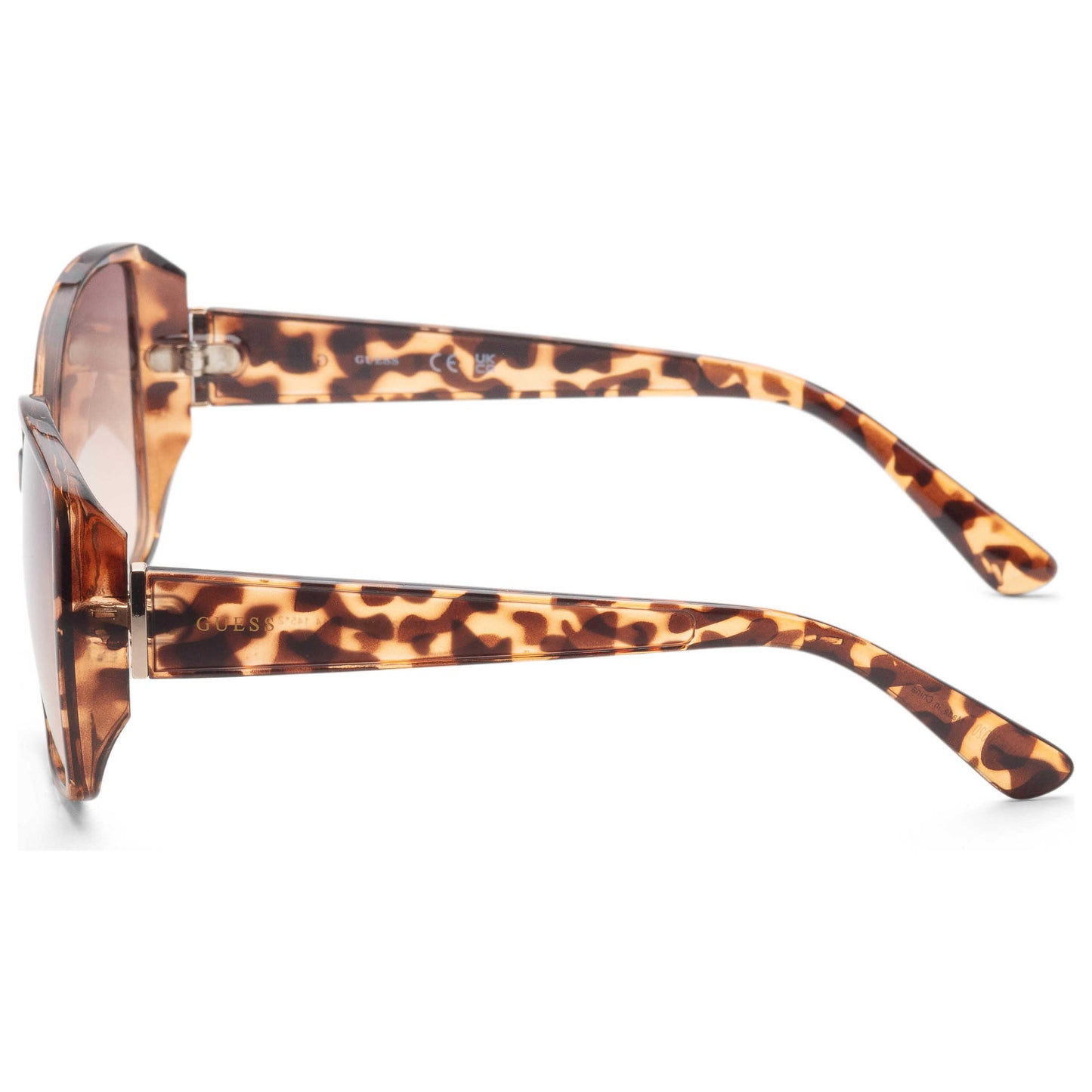 Left view of Guess Factory Women's Sunglasses GF0426-53F-61