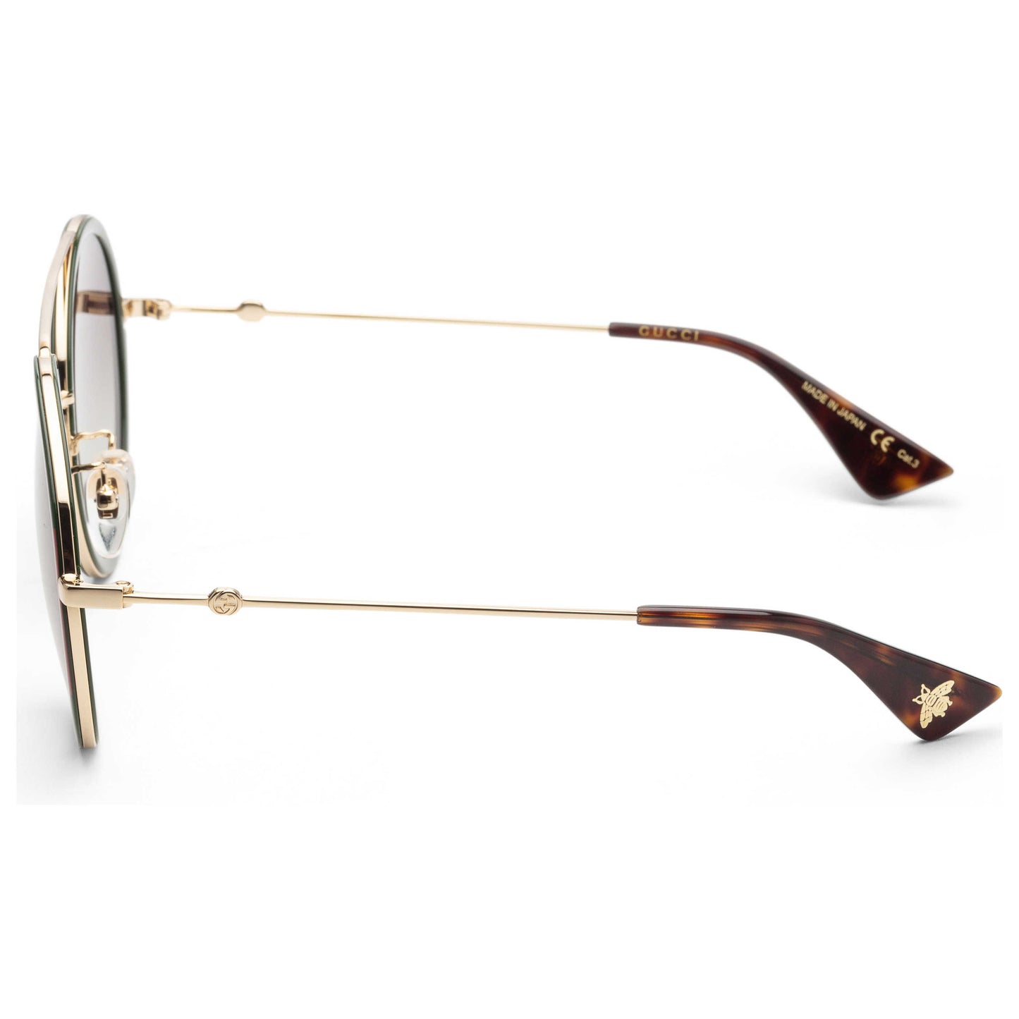 Left view of Gucci Fashion Men's Sunglasses GG0061S-003